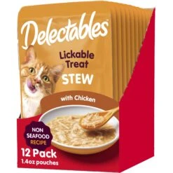 Hartz Delectables Stew Non-Seafood Recipe With Chicken Cat Lickable Treat