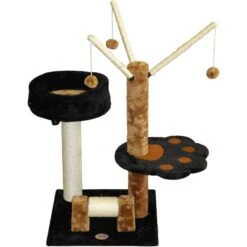 Go Pet Club 32-in Perch Cat Tree, Brown/Black -Trixie || Catit || Nature's Miracle Shop 216952 pt2. AC SS1800 V1579195094