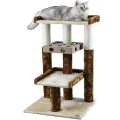 Go Pet Club 34-in IQ Busy Box Cat Tree, Beige 6 Go Pet Club 34-in IQ Busy Box Cat Tree, Beige -Trixie || Catit || Nature's Miracle Shop 216972 pt1. AC SS1800 V1579195380