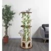 Go Pet Club 61-in Forest With Leaves Cat Tree, Beige/ Brown