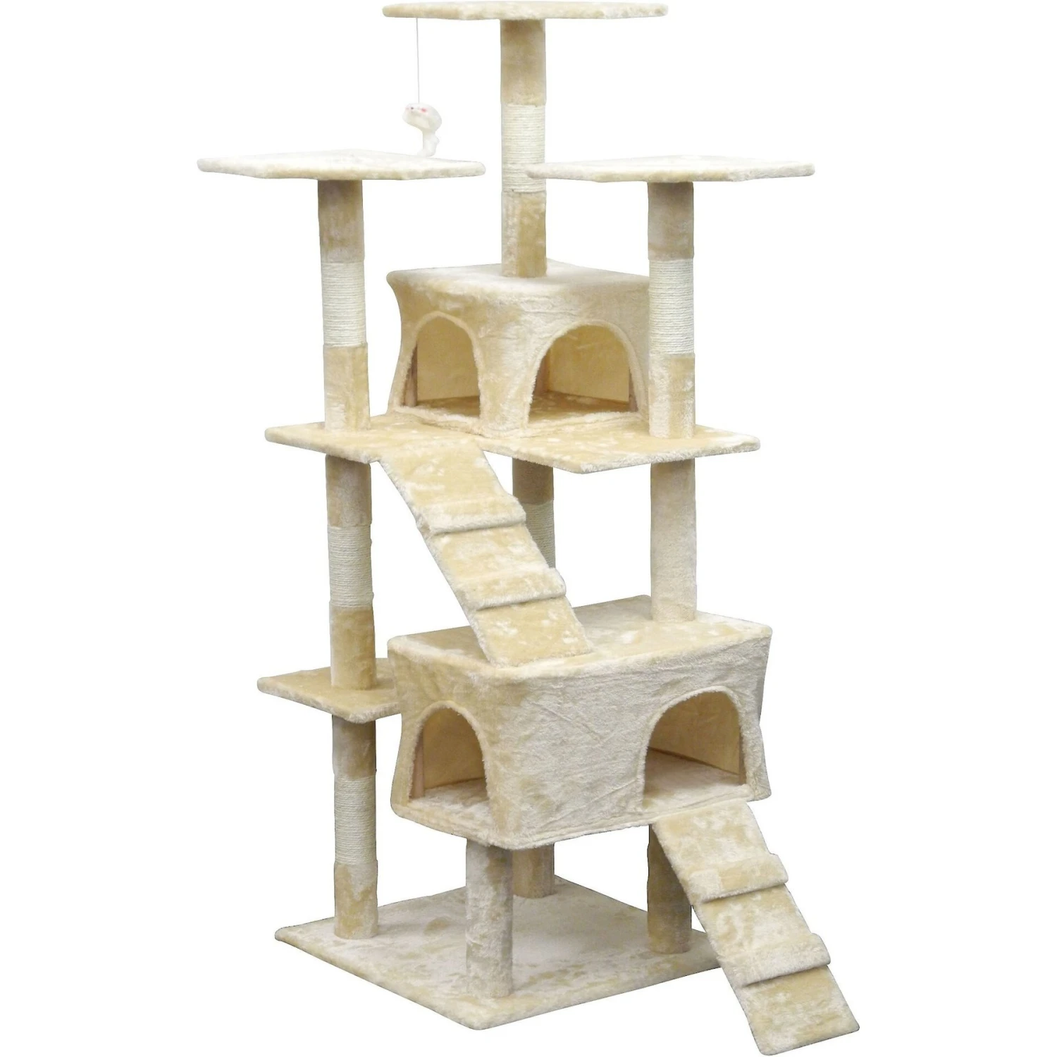 Go Pet Club 63-in Economical Sisal Cat Tree 5 Go Pet Club 63-in Economical Sisal Cat Tree - Image 3