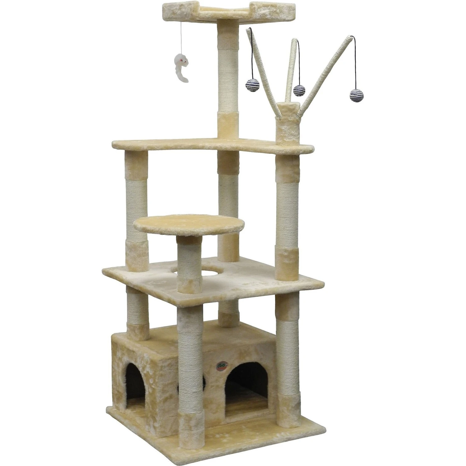 Go Pet Club 66-in Cat Tree 3 Go Pet Club 66-in Cat Tree