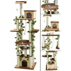 Go Pet Club 85-in Forest With Leaves Cat Tree, Beige/ Brown -Trixie || Catit || Nature's Miracle Shop 217158 PT3. AC SS1800 V1702056887