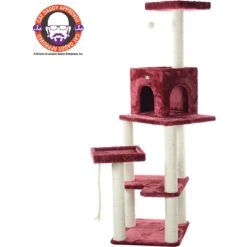 Armarkat 69-in Faux Fur Covered House & Cat Tree -Trixie || Catit || Nature's Miracle Shop 218999 PT2. AC SS1800 V1603302997