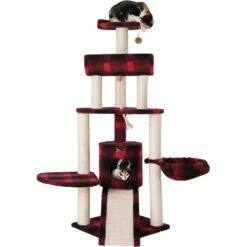Armarkat 58-in Classic Cat Tree, Tartain Plaid