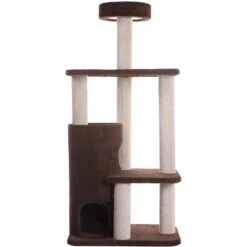 Armarkat 56-in Carpeted Condo Cat Tree, Brown -Trixie || Catit || Nature's Miracle Shop 219018 PT2. AC SS1800 V1603303587