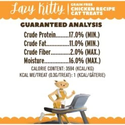 Lazy Kitty Chicken Recipe Air-Dried Grain-Free Cat Treats, 3-oz Bag -Trixie || Catit || Nature's Miracle Shop 221531 pt4. AC SS1800 V1582138771