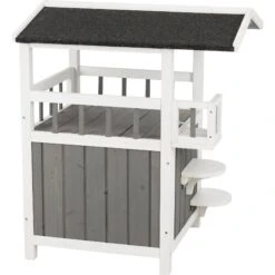 TRIXIE Natura Shaded Balcony Cat House 13 TRIXIE Natura Shaded Balcony Cat House -Trixie || Catit || Nature's Miracle Shop 221658 pt3. AC SS1800 V1582064646