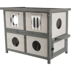 TRIXIE Natura Wooden Cat House -Trixie || Catit || Nature's Miracle Shop 221660 pt1. AC SS1800 V1582055302