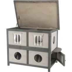 TRIXIE Natura Wooden Cat House -Trixie || Catit || Nature's Miracle Shop 221660 pt2. AC SS1800 V1582055385