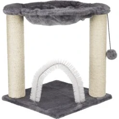 TRIXIE Baza 19.7-in Plush Cat Scratching Post With Hammock