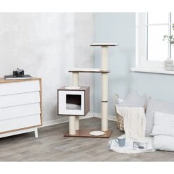 TRIXIE Avoca 48-in Modern Wooden Tower Cat Scratching Post -Trixie || Catit || Nature's Miracle Shop 221699 pt2. AC SS1800 V1582062493