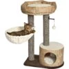 MidWest Feline Nuvo Cove 35-in Faux Fur Modern Cat Tree -Trixie || Catit || Nature's Miracle Shop 226376 MAIN. AC SS1800 V1583959088