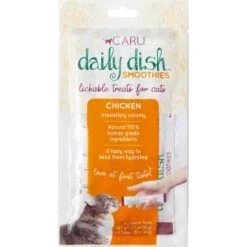Caru Daily Dish Smoothies Chicken Flavored Lickable Cat Treats