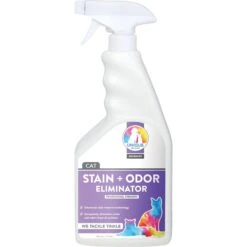 Unique Pet Care Sweet Tangerine Cat Odor + Stain Remover, 24-oz Bottle