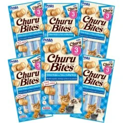 Inaba Churu Bites Chicken Recipe Wraps Tuna With Scallop Recipe Grain-Free Cat Treats, 0.35-oz, Pack Of 3 10 Inaba Churu Bites Chicken Recipe Wraps Tuna With Scallop Recipe Grain-Free Cat Treats, 0.35-oz, Pack Of 3 -Trixie || Catit || Nature's Miracle Shop 235948 PT2. AC SS1800 V1591633615