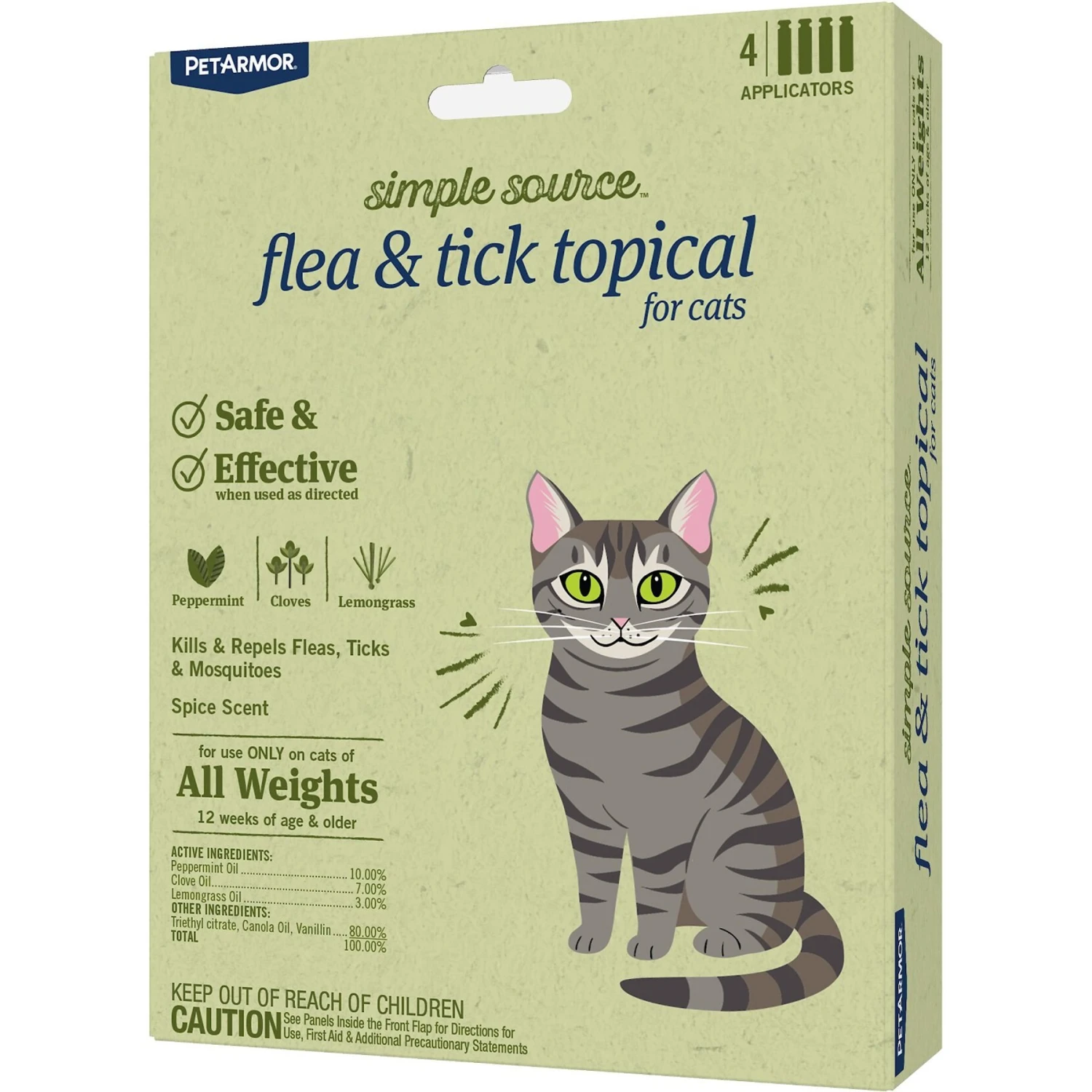 PetArmor Flea & Tick Spot Treatment For Cats 2 PetArmor Flea & Tick Spot Treatment For Cats