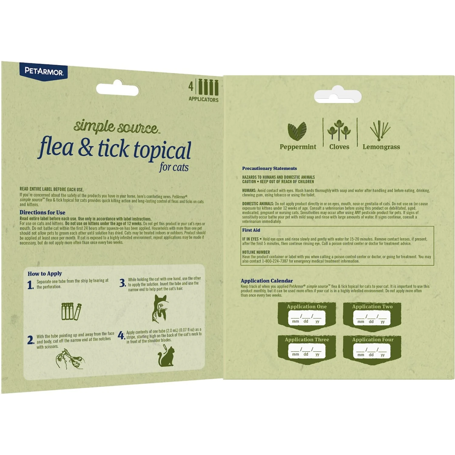 PetArmor Flea & Tick Spot Treatment For Cats 4 PetArmor Flea & Tick Spot Treatment For Cats - Image 3