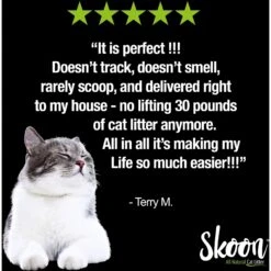 Skoon Unscented Non-Clumping Cat Litter & Disposable Litter Box -Trixie || Catit || Nature's Miracle Shop 239879 PT3. AC SS1800 V1612368141