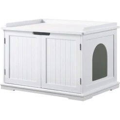 Unipaws Decorative Cat Litter Box Enclosure -Trixie || Catit || Nature's Miracle Shop 241607 PT2. AC SS1800 V1600394785