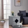 Unipaws Decorative Diamond-Design Cat Litter Box Enclosure 2 Unipaws Decorative Diamond-Design Cat Litter Box Enclosure -Trixie || Catit || Nature's Miracle Shop 241620 MAIN. AC SS1800 V1701379509