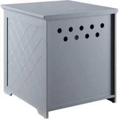 Unipaws Decorative Diamond-Design Cat Litter Box Enclosure -Trixie || Catit || Nature's Miracle Shop 241620 PT6. AC SS1800 V1701379453