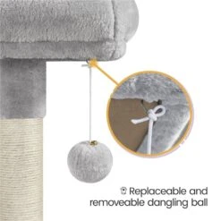 Yaheetech 60.5-in Plush Cat Tree & Condo -Trixie || Catit || Nature's Miracle Shop 242622 PT7. AC SS1800 V1686153898