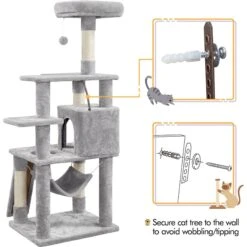 Yaheetech 60.5-in Plush Cat Tree & Condo -Trixie || Catit || Nature's Miracle Shop 242622 PT8. AC SS1800 V1686153684