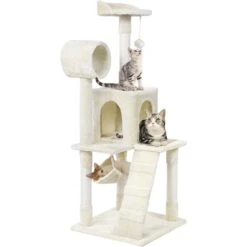 Yaheetech 51-in Plush Multi-Cat Kitten Tree & Condo -Trixie || Catit || Nature's Miracle Shop 242627 PT1. AC SS1800 V1679617629