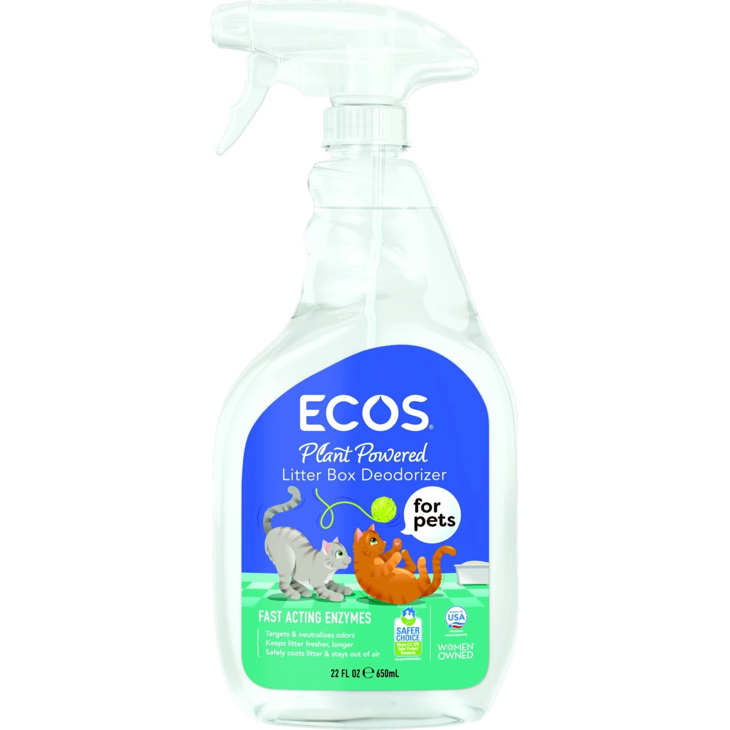 ECOS For Pets! Cat Litter Deodorizer, 22-oz Bottle 3 ECOS For Pets! Cat Litter Deodorizer, 22-oz Bottle