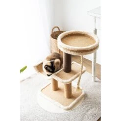 Catry Cradle Cat Tree With Paper Rope Scratching Posts & Sisal Rope Toy -Trixie || Catit || Nature's Miracle Shop 244313 PT4. AC SS1800 V1595018812