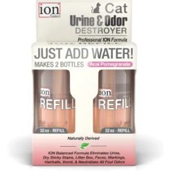 Ion Fusion Professional ION Formula Acai Pomegranete Cat Urine & Odor Destroyer Refill, 32-oz, 2 Count