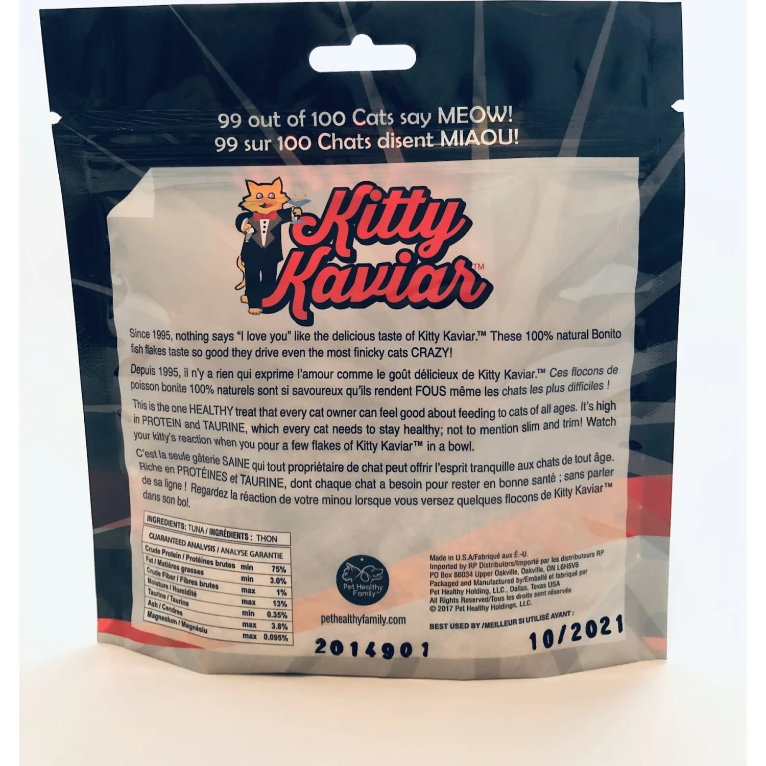 Pet Healthy Brands Kitty Kaviar 100% Dried Bonito Fish Cat Treats 4 Pet Healthy Brands Kitty Kaviar 100% Dried Bonito Fish Cat Treats - Image 2