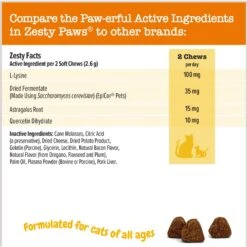 Zesty Paws Aller-Immune Bites Bacon Flavored Supplement For Cats 16 Zesty Paws Aller-Immune Bites Bacon Flavored Supplement For Cats -Trixie || Catit || Nature's Miracle Shop 249421 PT5. AC SS1800 V1696961129