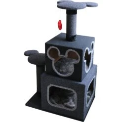 Penn-Plax Disney Cubical 39.4-in Felt Cat Tree & Condo 11 Penn-Plax Disney Cubical 39.4-in Felt Cat Tree & Condo -Trixie || Catit || Nature's Miracle Shop 251925 PT3. AC SS1800 V1644276741