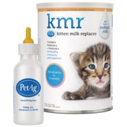 PetAg Complete Nursing Kit & PetAg KMR Powder Milk Supplement For Kittens