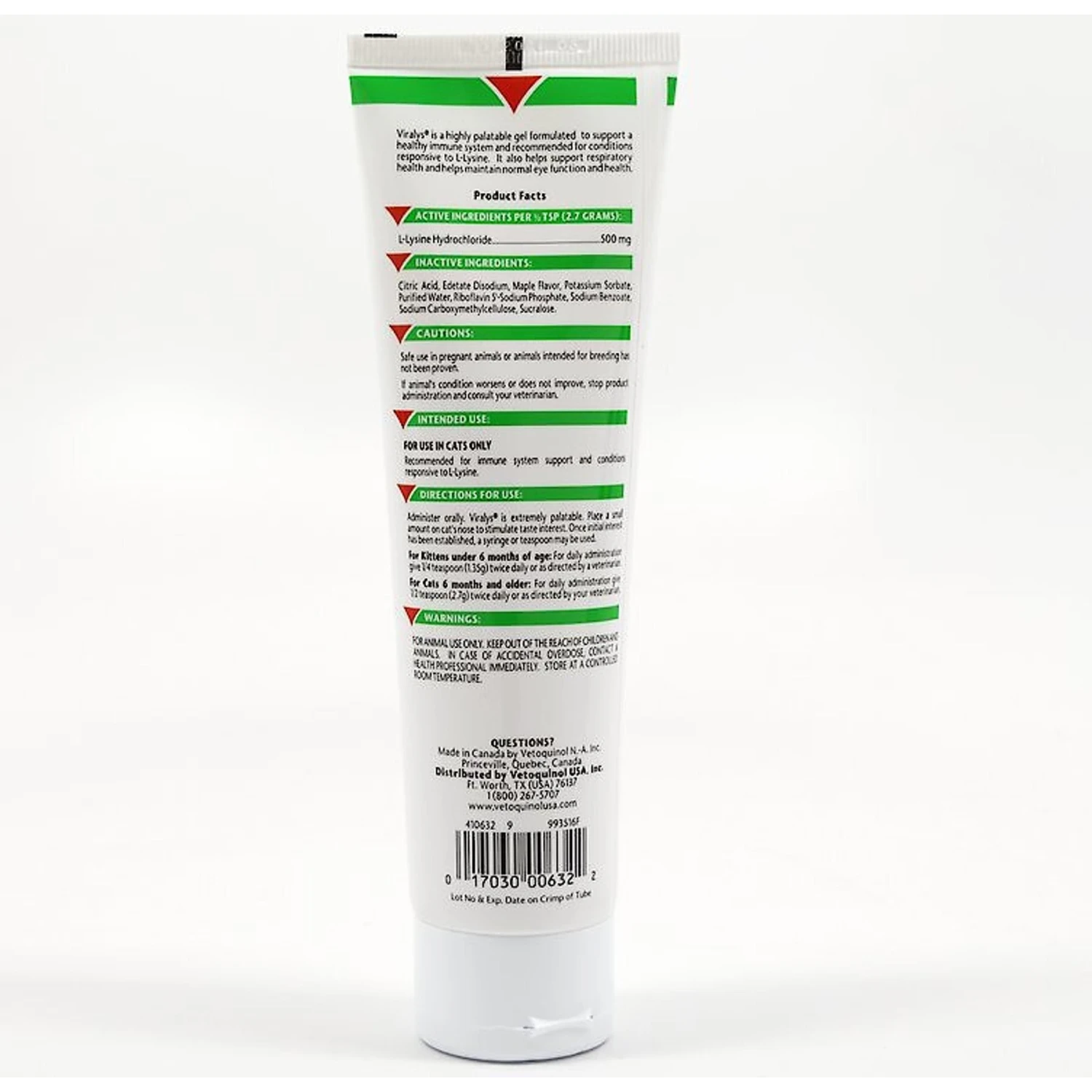Vetoquinol Viralys Gel Immune Supplement For Cats & Vetoquinol Enisyl-F Lysine Bites Chicken & Liver Flavored Immune Supplement For Cats 5 Vetoquinol Viralys Gel Immune Supplement For Cats & Vetoquinol Enisyl-F Lysine Bites Chicken & Liver Flavored Immune Supplement For Cats - Image 3