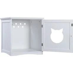 Sweet Barks Wooden Side Table Cat Litter Box Enclosure -Trixie || Catit || Nature's Miracle Shop 258686 PT6. AC SS1800 V1603834612