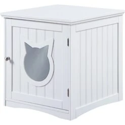 Sweet Barks Wooden Side Table Cat Litter Box Enclosure -Trixie || Catit || Nature's Miracle Shop 258686 PT7. AC SS1800 V1603833101