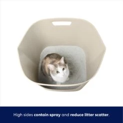 Frisco Leaf High-Sided Cat Litter Box, Large -Trixie || Catit || Nature's Miracle Shop 258782 PT2. AC SS1800 V1675279643