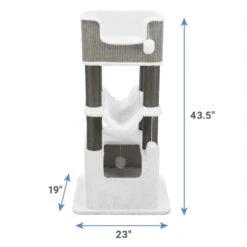 TRIXIE Lucano 43.5-in Plush Cat Tree -Trixie || Catit || Nature's Miracle Shop 258810 PT1. AC SS1800 V1606746315