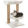 TRIXIE Isaba 24.5-in Plush Carpet Cat Scratching Post, Light Gray -Trixie || Catit || Nature's Miracle Shop 258812 MAIN. AC SS1800 V1604349418