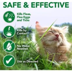 Vet's Best Flea & Tick Prevention Waterless Bath Cat Shampoo, 8-oz Bottle -Trixie || Catit || Nature's Miracle Shop 258868 PT5. AC SS1800 V1604109877