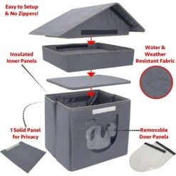 Kitty City Outdoor Cat House -Trixie || Catit || Nature's Miracle Shop 259294 PT5. AC SS1800 V1607025155