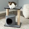 Two By Two The Cherry 20.9-in Felt Cat Condo, Grey 2 Two By Two The Cherry 20.9-in Felt Cat Condo, Grey -Trixie || Catit || Nature's Miracle Shop 261425 MAIN. AC SS1800 V1606147327