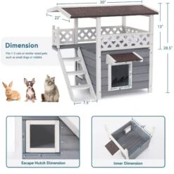 Petsfit Outdoor Cat House -Trixie || Catit || Nature's Miracle Shop 261505 PT2. AC SS1800 V1605664905