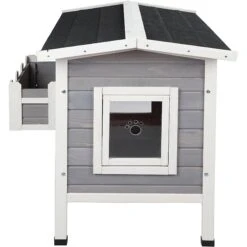 Petsfit Weatherproof Outdoor Cat House With Stairs 11 Petsfit Weatherproof Outdoor Cat House With Stairs -Trixie || Catit || Nature's Miracle Shop 261514 PT3. AC SS1800 V1605667017