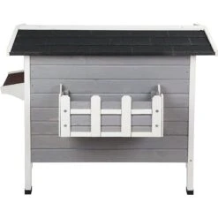 Petsfit Weatherproof Outdoor Cat House With Stairs 12 Petsfit Weatherproof Outdoor Cat House With Stairs -Trixie || Catit || Nature's Miracle Shop 261514 PT4. AC SS1800 V1605666503