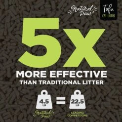 Natural Paw Tofu Cat Litter Refill Bag, 4.5-lb Bag -Trixie || Catit || Nature's Miracle Shop 261667 PT5. AC SS1800 V1605654713