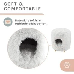 Sam's Pets Rocket 18-in Cat Tree Cylinder, White -Trixie || Catit || Nature's Miracle Shop 261860 PT5. AC SS1800 V1634934115